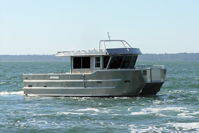 33′ Dive &amp; Survey | All American Marine | Aluminum Catamarans 