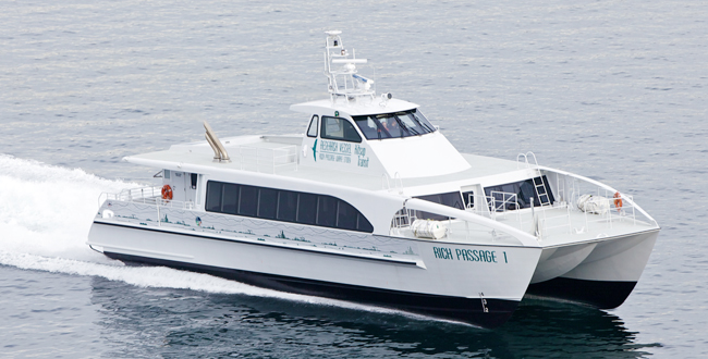 Fast Passenger Ferry A | Aluminum Boats | Catamarans | Monohulls | Passenger Vessels | Hybrid Vessels | Work Boats | All American Marine