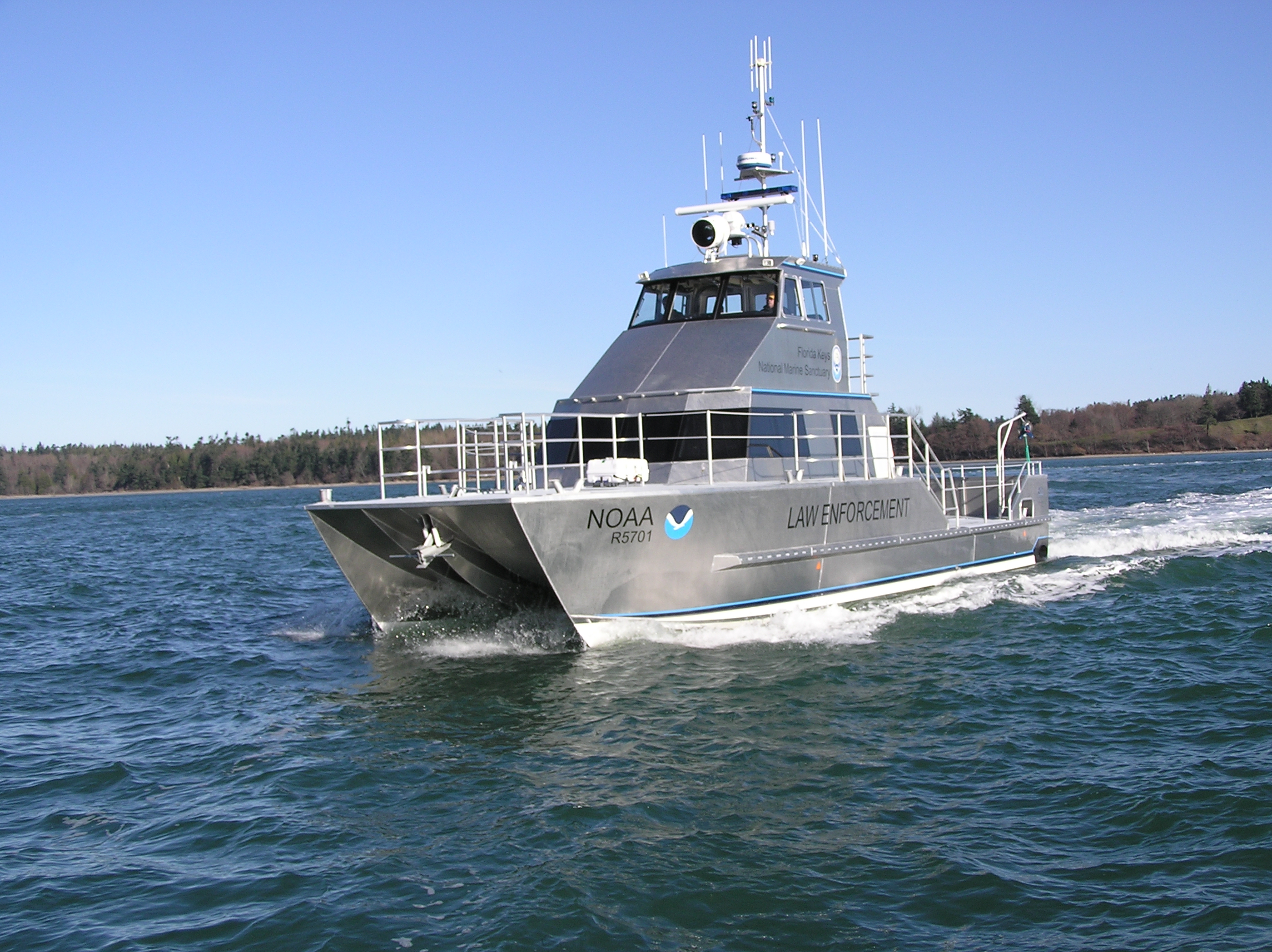 catamaran patrol boat