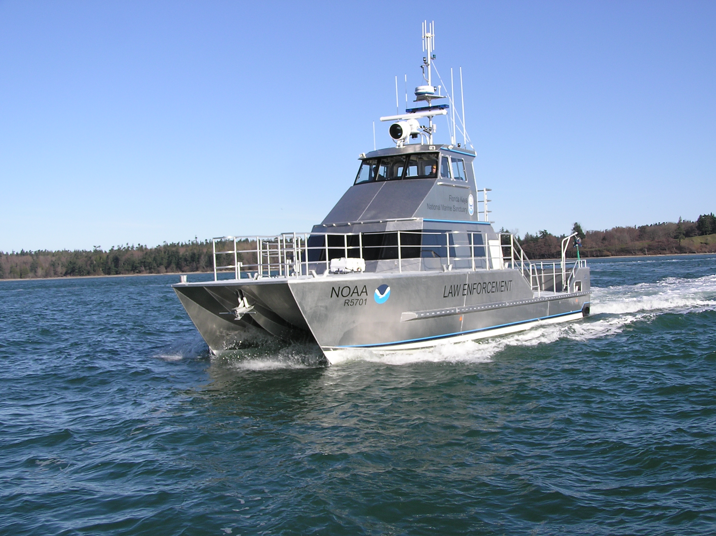 Patrol Boat All American Marine Aluminum Catamarans 