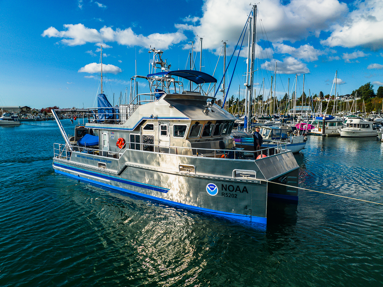 aluminium catamaran hull